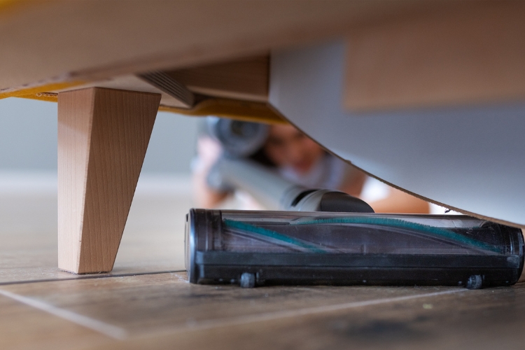 Cleaning Vacuum Under Furniture